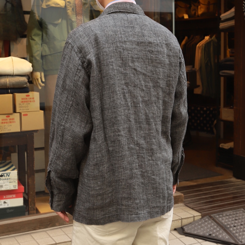 WORKERS/ワーカーズ Relax Jacket Glen Check Linenの通販｜Freeport